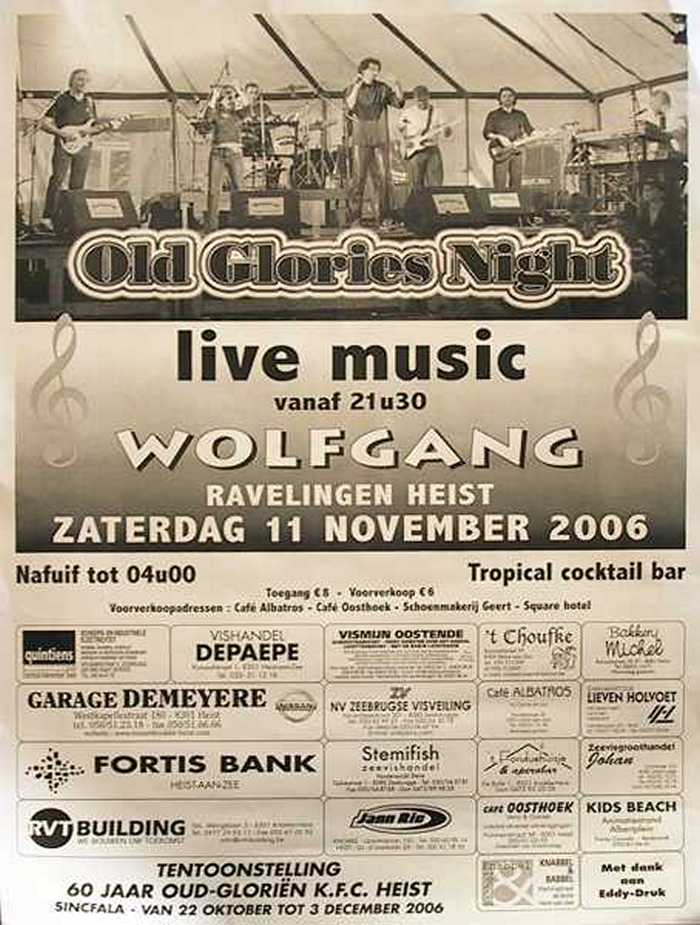 Wolfgang Old Glories Night