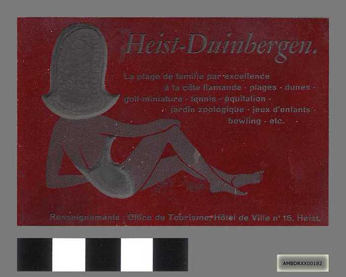 Drukplaat: Promotie Heist-Duinbergen