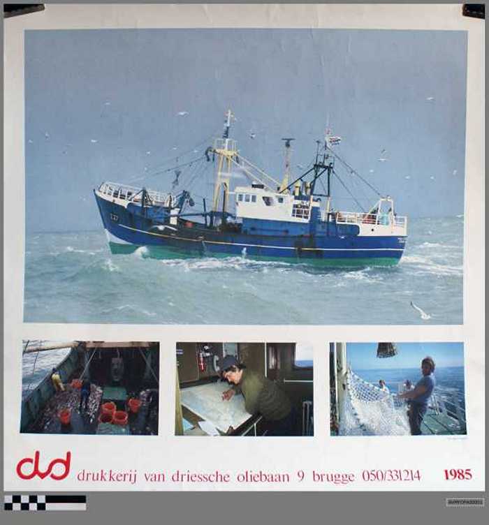 Fotoafdrukken zeevisserij Zeebrugge - Z.27