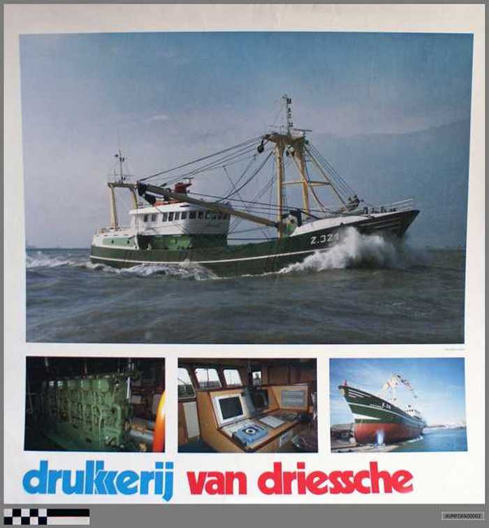 Fotoafdrukken zeevisserij Zeebrugge Z.321