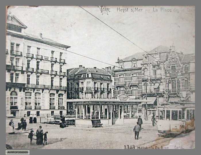 Heyst s/Mer - La Place de la Gare.