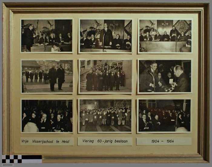 Viering 60 jarig bestaan - Vrije Visserijschool te Heist -1904-1964.