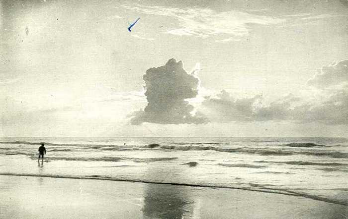 Duinbergen, Zons ondergang op het Strand