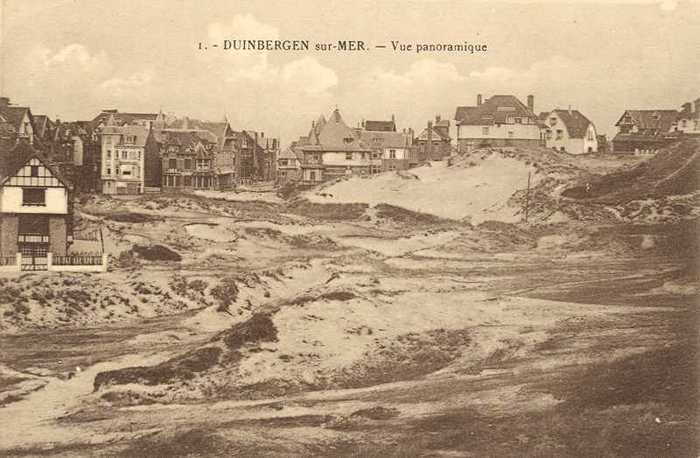 Duinbergen sur-Mer, Vue panoramique