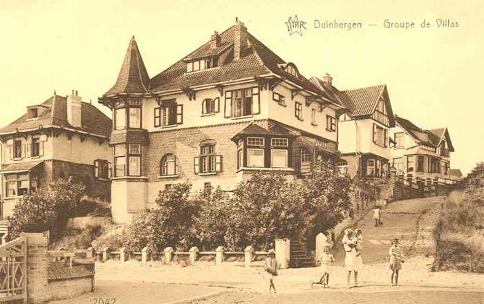 Duinbergen, Groupe de villas