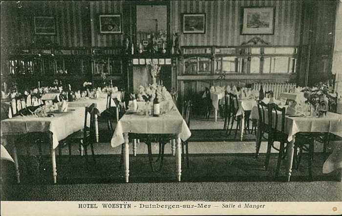 Duinbergen sur-Mer, Hotel Woestyn, Salle à Manger