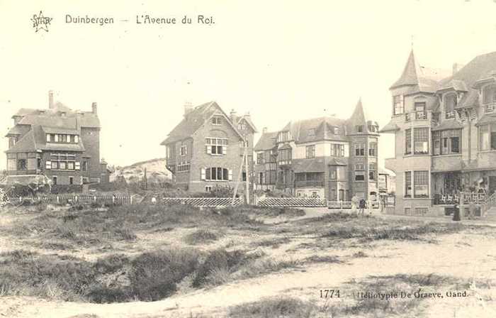 Duinbergen, L'Avenue du Roi