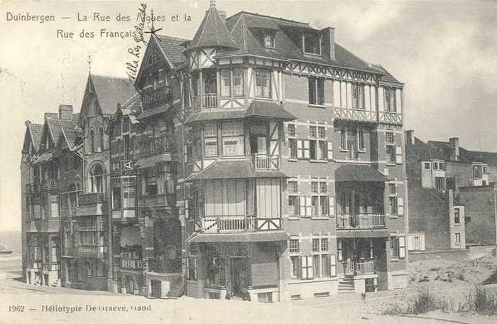 Duinbergen, La rue des Algues et la Rue des Francais