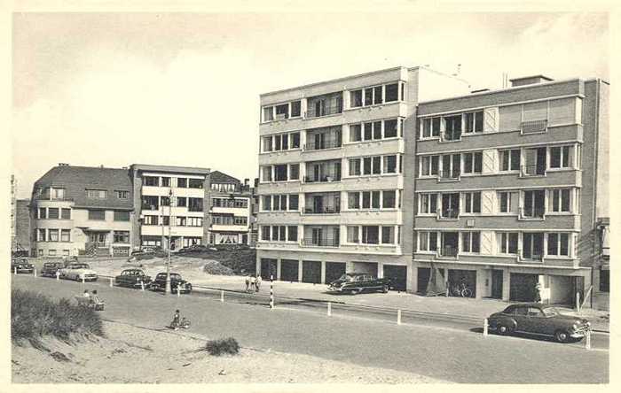 Duinbergen, Résidences Neptune et Pacific et Avenue du Printemps