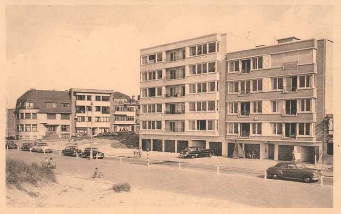 Duinbergen, Les Résidences Neptune et Pacific et Avenue du Printemps