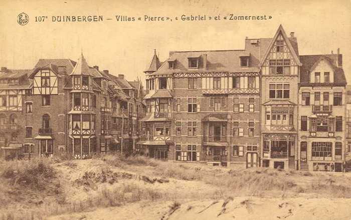 Duinbergen, Villas Pierre Gabriel et Zomernest