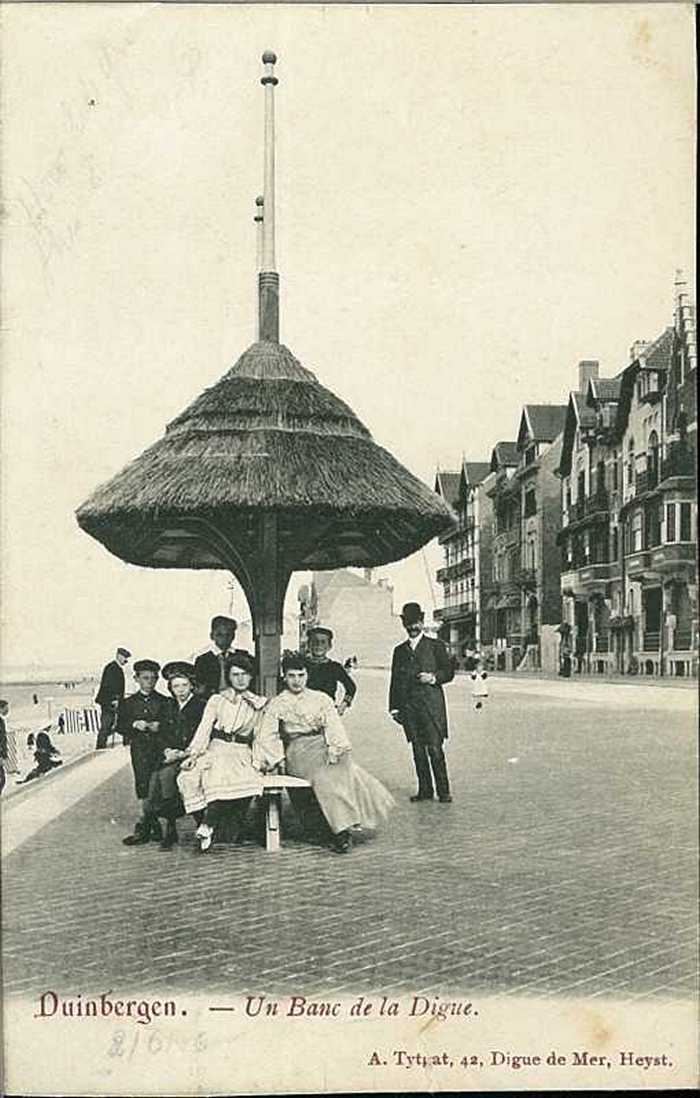 Duinbergen, Un banc de la Digue.