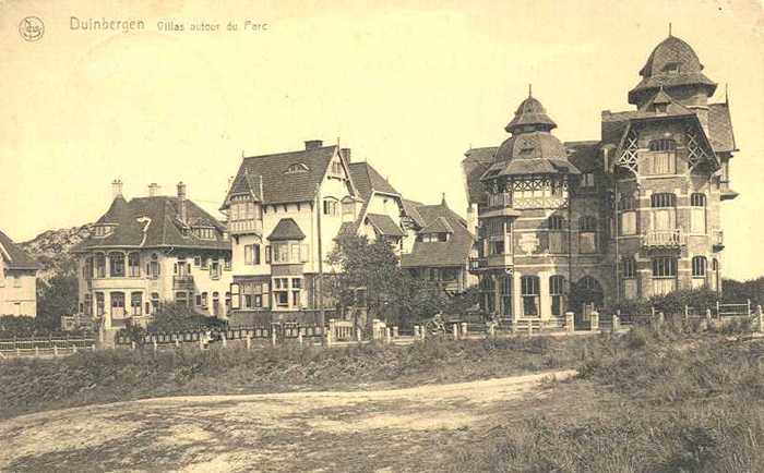 Duinbergen, Villas autour du parc