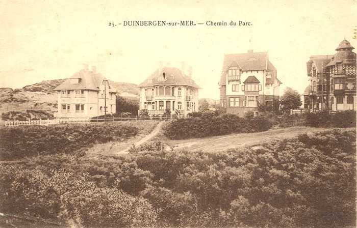 Duinbergen sur-Mer, Chemin du Parc