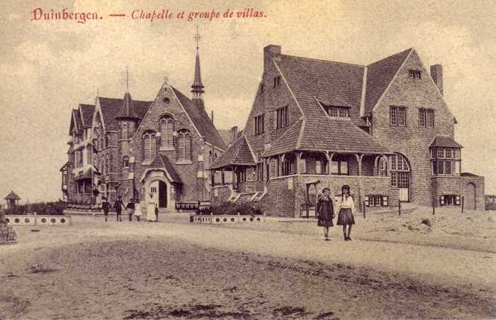 Duinbergen, Chapelle et groupe de villas