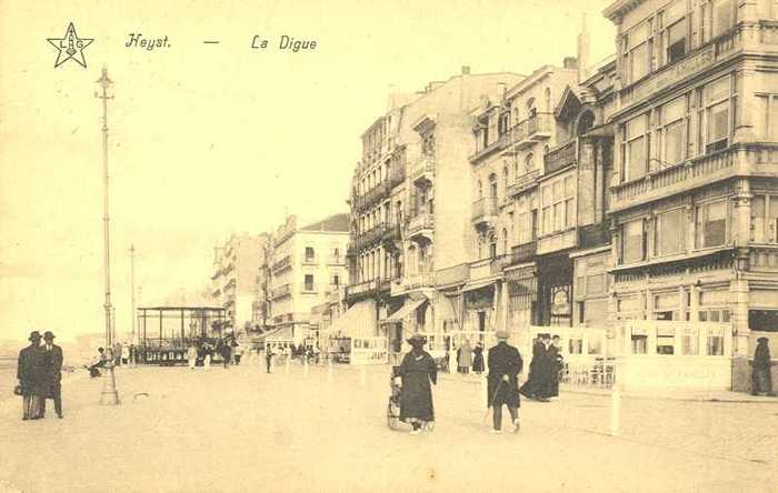 Heyst - L'Hôtel du Lion d'Or et l'Hôtel des Familles