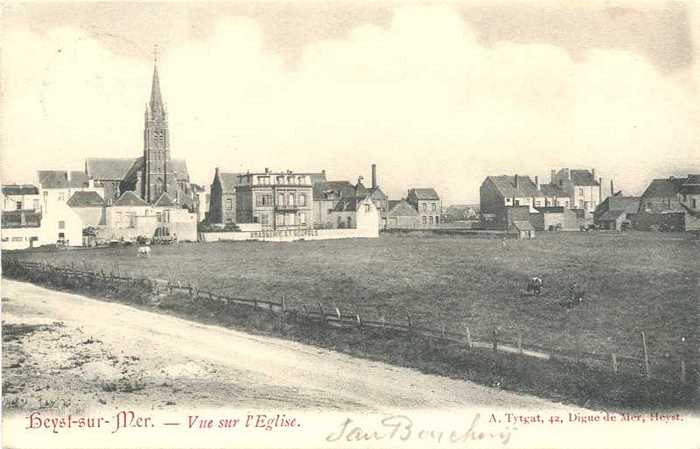 Heyst-sur-Mer - Vue sur l'église