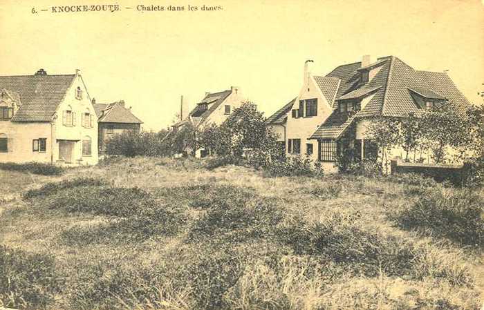 Knocke-Zoute - Chalets dans les dunes