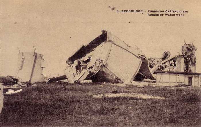 Zeebrugge - Ruines du château d'eau