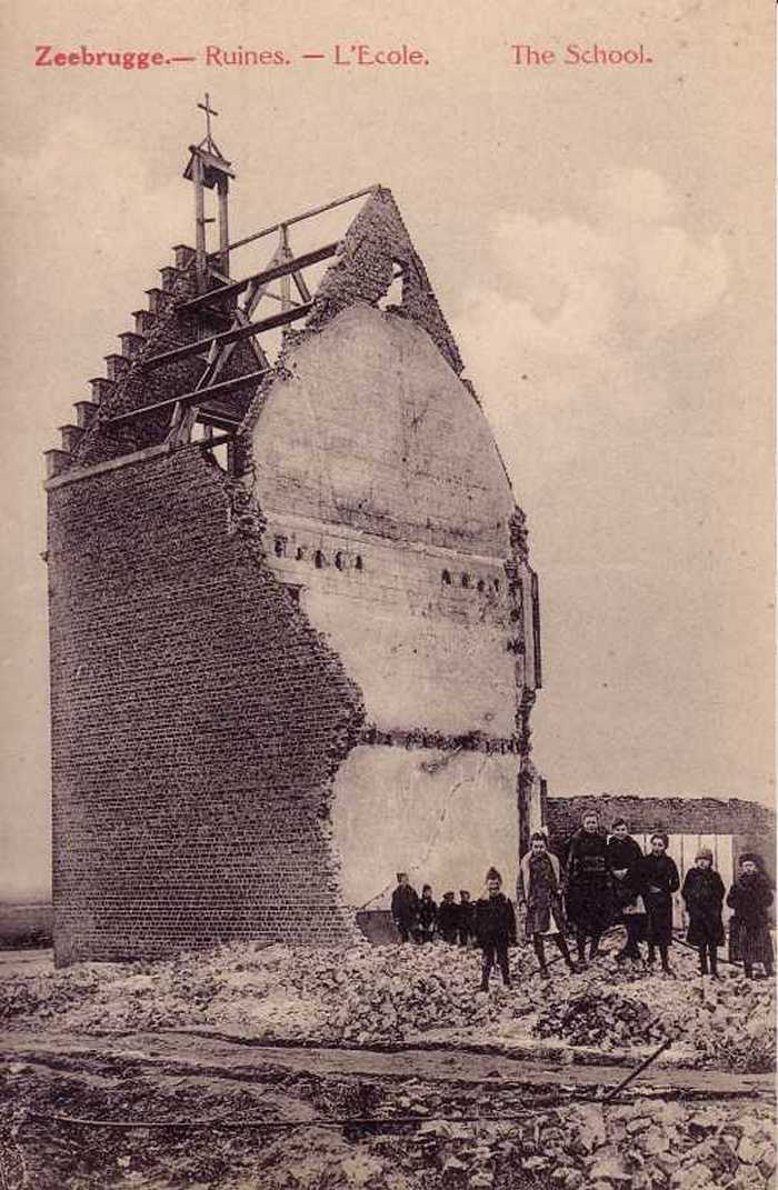 Zeebrugge - Ruines - L'Ecole