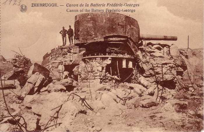 Zeebrugge - Canon de la Batterie Fréderic-Georges