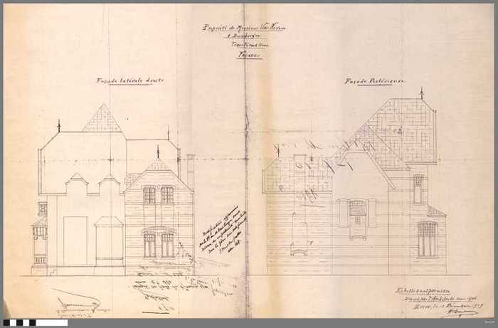 Propriété de Monsieur Van Nerom à Duinbergen