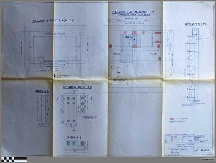 Onderdeel bouwplan voor Residence l'Auteuil te Knokke