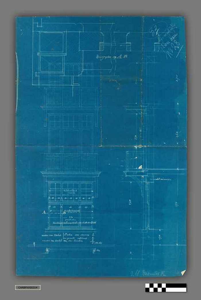 Bouwplan: Blauwdruk raamkozijnen dijkvilla