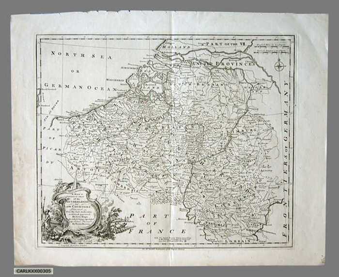 A new correct map of the Netherlands or Low Countries drawn from the best authorities and most approved modern maps