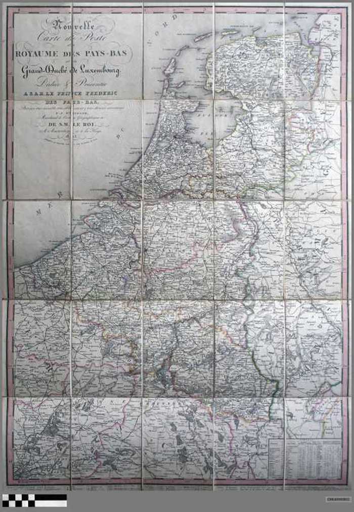 Nouvelle Carte de Poste du Royaume des Pays-Bas et du Grand-Duché de Luxembourg