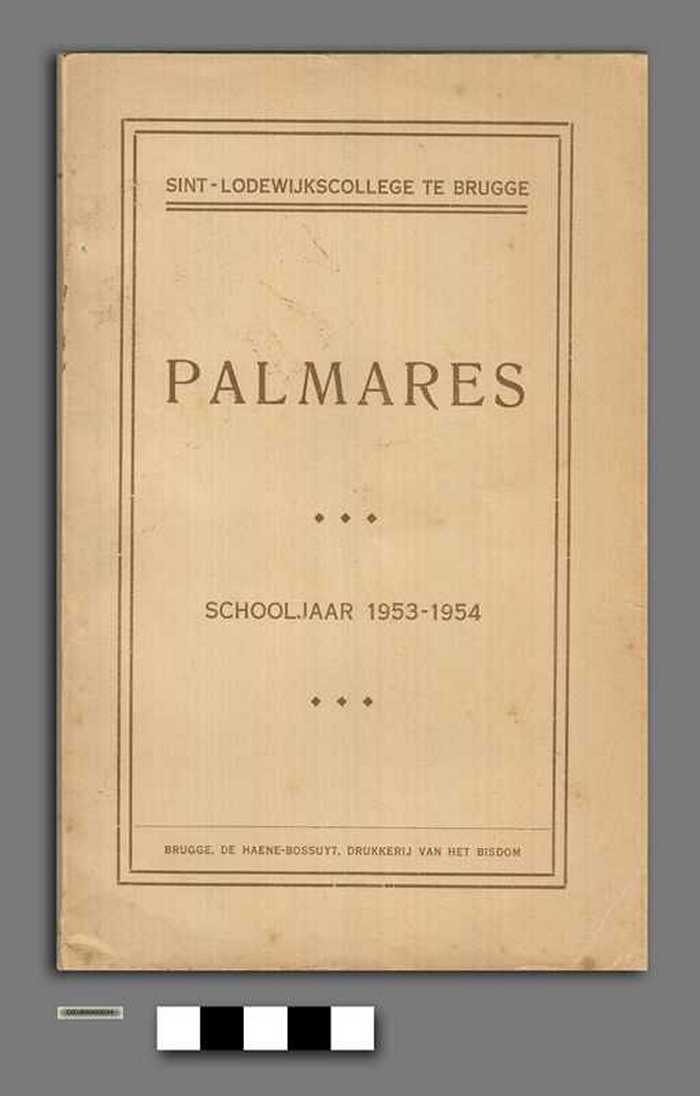 Sint-Lodewijkscollege te Brugge - Palmares - 1953-1954