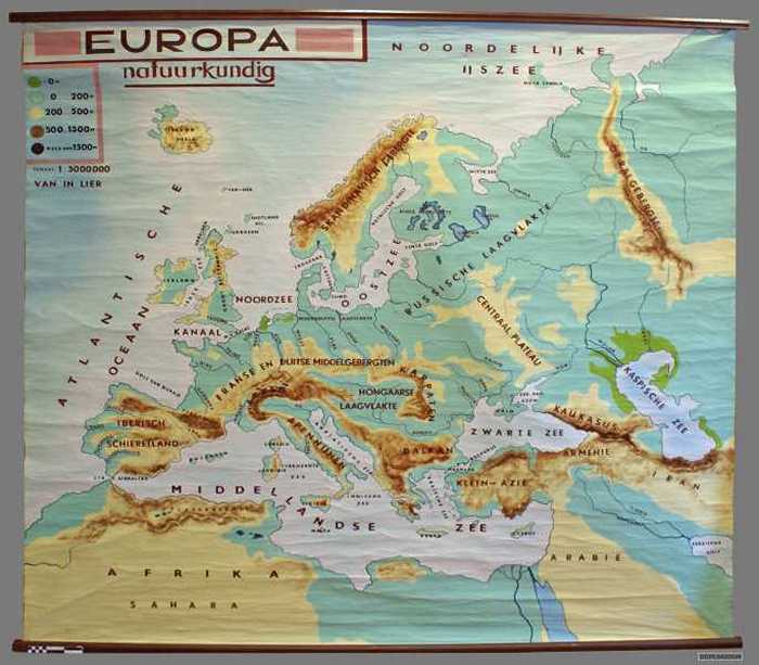 Europa natuurkundig.