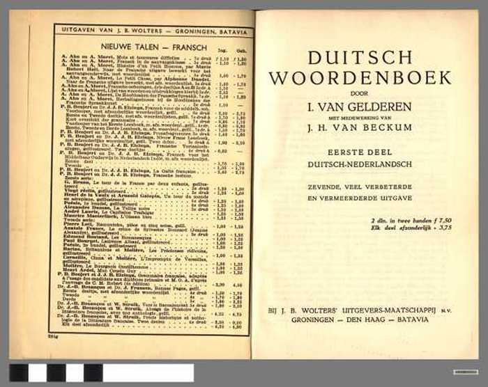 Duitsch Woordenboek Eerste Deel