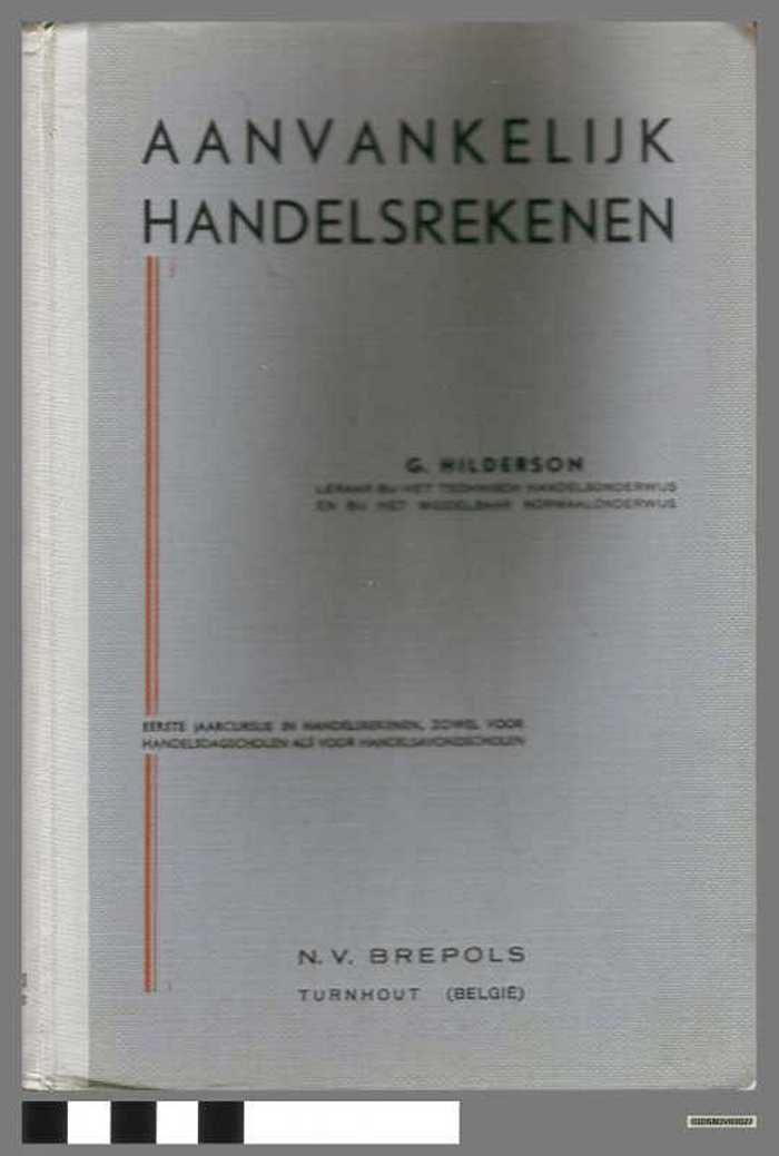 Aanvankelijk handelsrekenen.