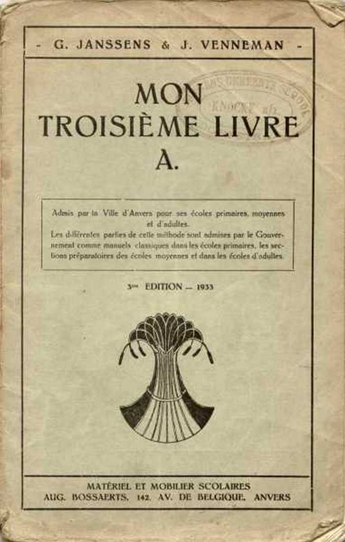 Mon Troisième Livre A