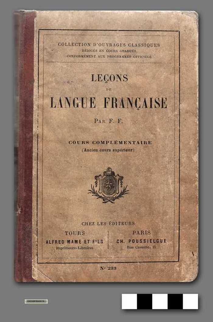 Leçons de langue française - Cours complémentaire