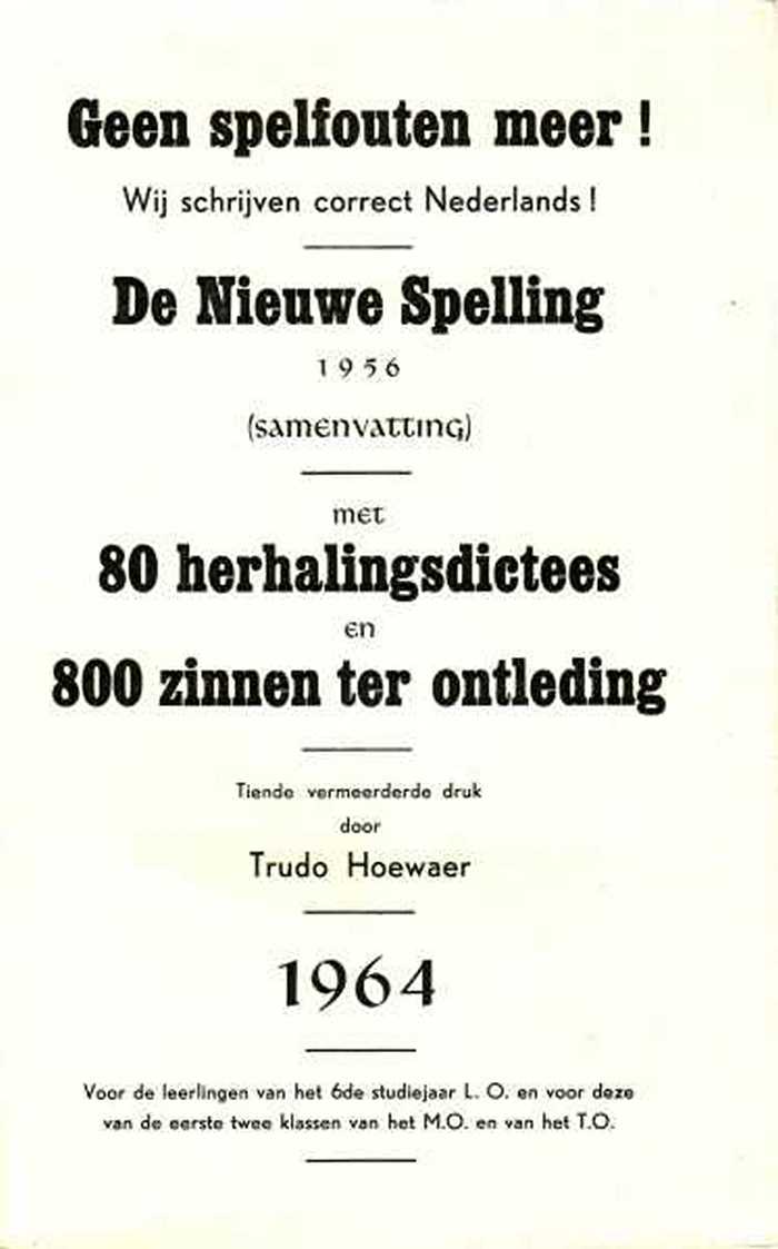 De Nieuwe Spelling