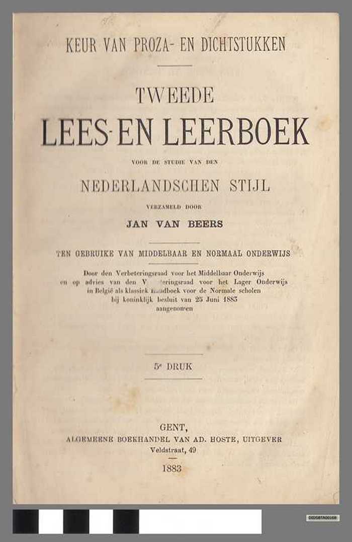 Keur van proza- en dichtstukken - Tweede lees-en leerboek