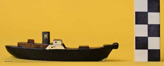 Maquette bootje. Internationaal Reglement Ter Voorkoming van Aanvaring op Zee.