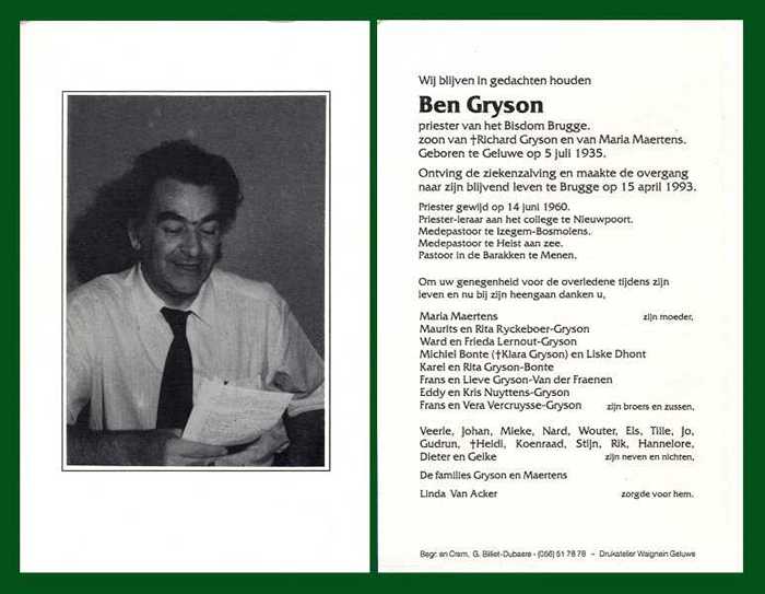 GRYSON Ben