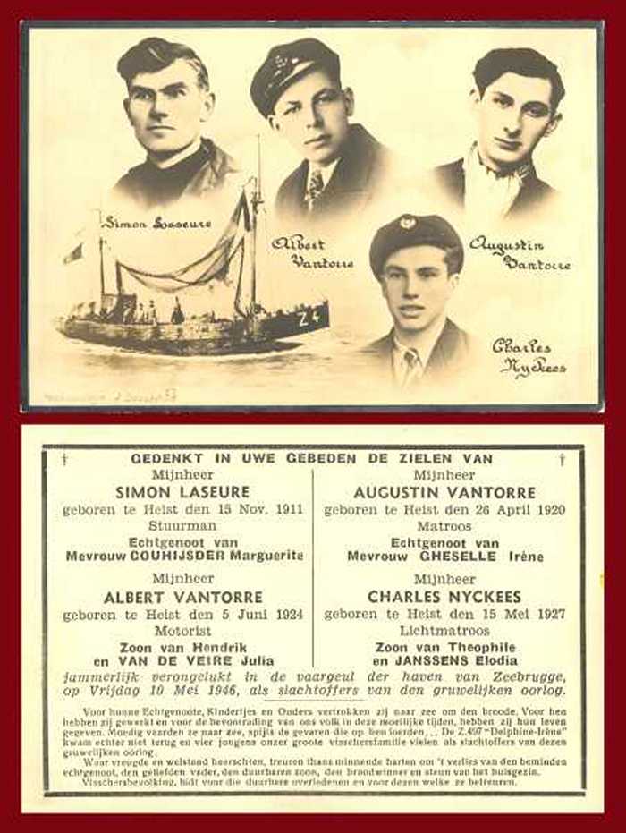 LASEURE Simon - VANTORRE Albert - VANTORRE Augustin - NYCKEES Charles