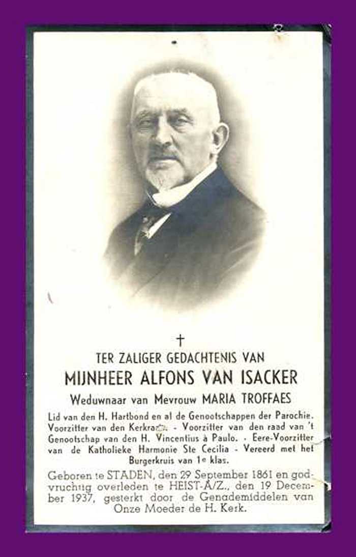 VAN ISACKER Alfons