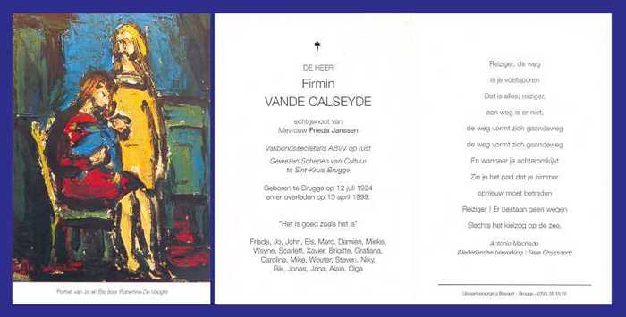 VANDE CALSEYDE Firmin