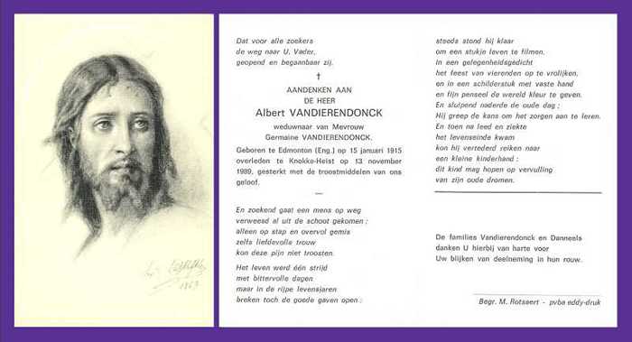 VANDIERENDONCK Albert