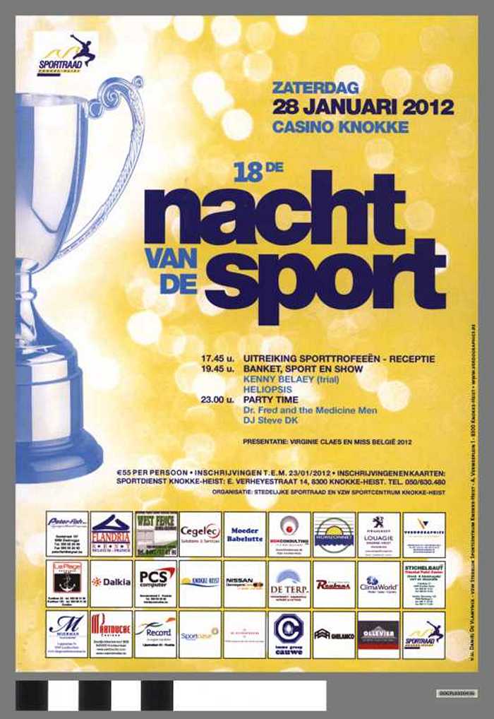 18de Nacht van de sport - Zaterdag 28 januari 2012