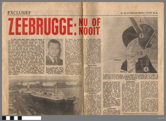 Krantenartikel: Zeebrugge: nu of nooit.