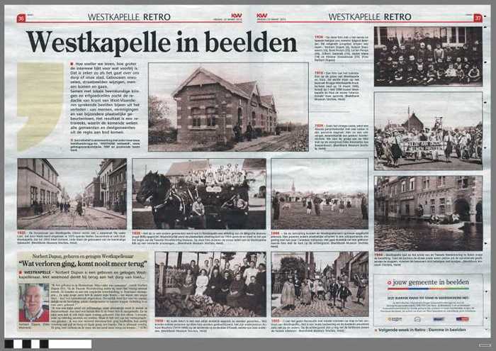 Brugsch Handelsblad:  Westkapelle retro