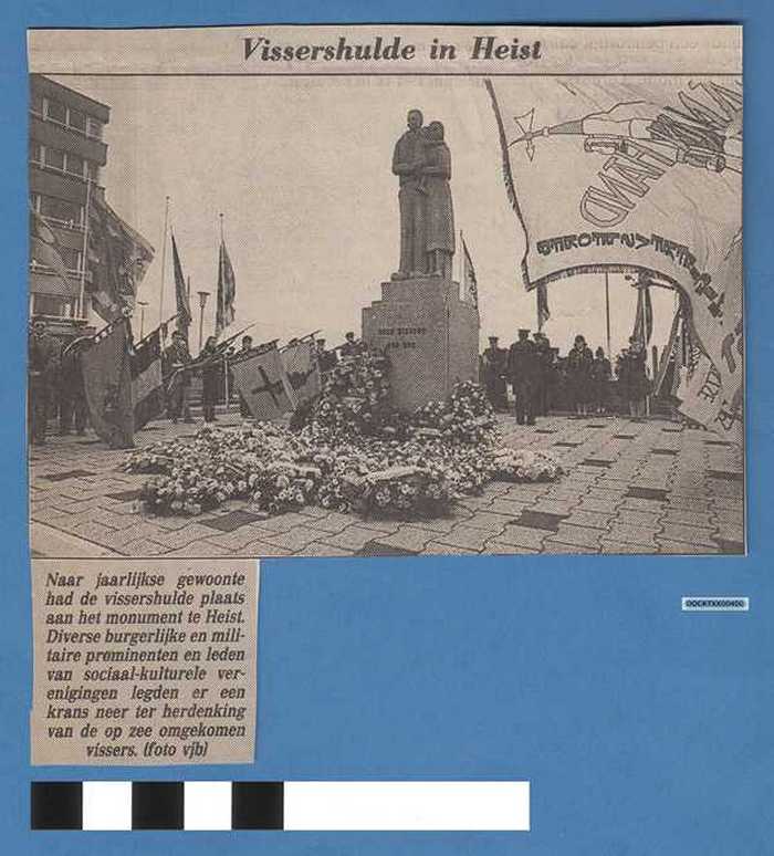 Krantenartikel: Vissershulde in Heist- 1987
