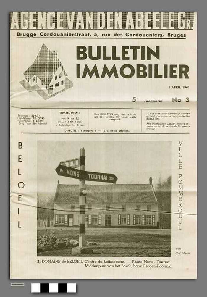 Agence Van Den Abeele Gr.: Bulletin Immobilier, 1941