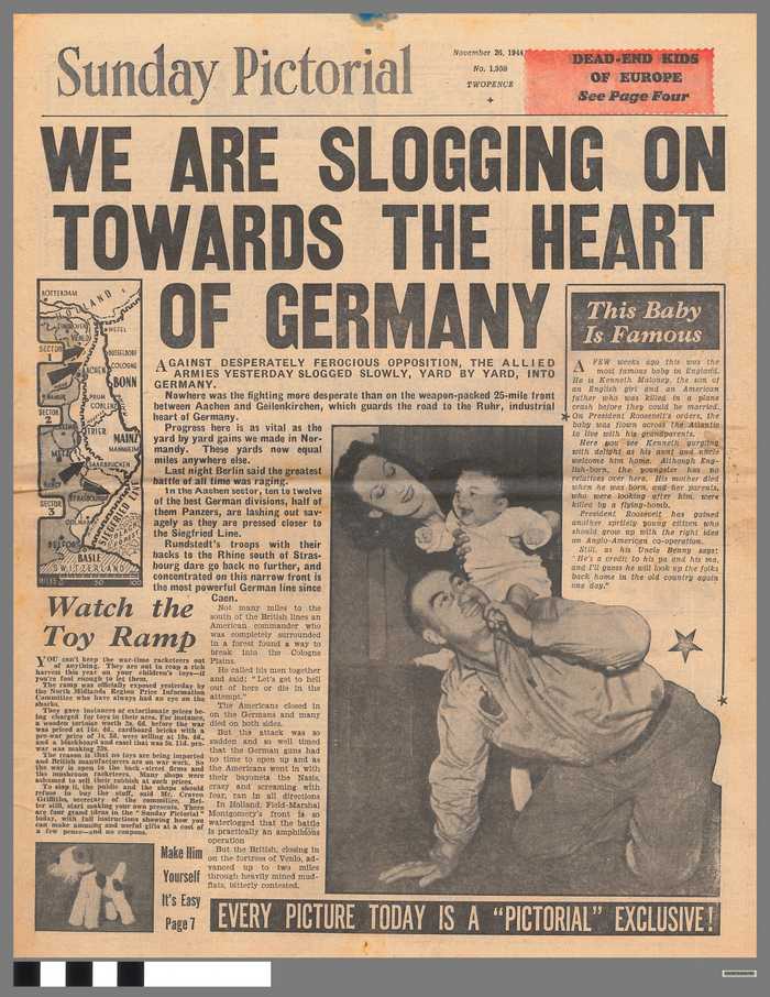 Krant: Sunday Pictorial - november 26, 1944 - N